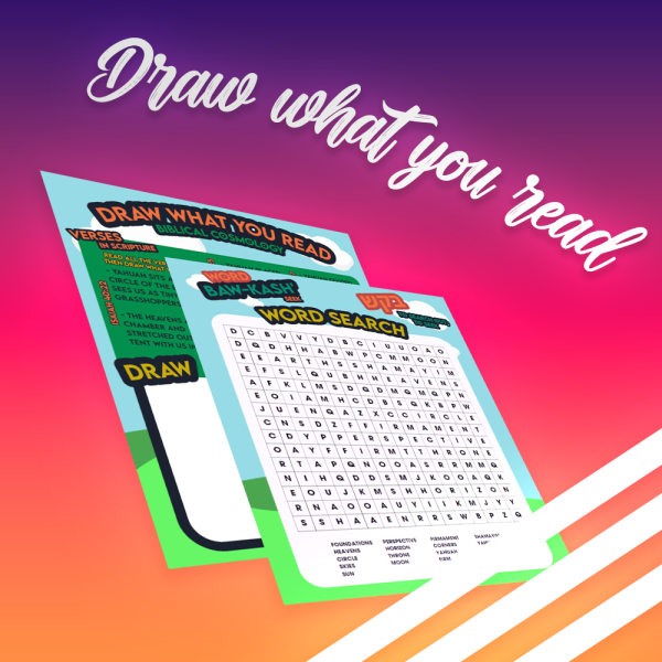 Draw What You Read; Biblical Cosmology Worksheet