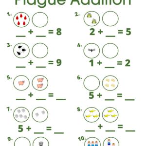 Plague Addition Worksheet